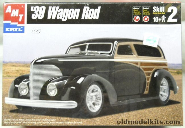 AMT 1/25 1939 Wagon Rod / 1939 Ford Station Wagon, 30087 plastic model kit